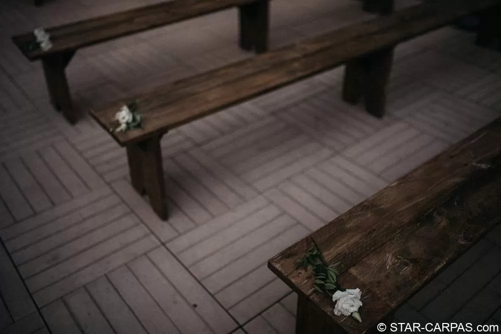 Banco de madera 300cm