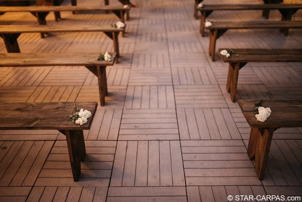 Banco de madera 300cm - Imagen 2