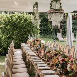 Alquiler mesas de madera vista mobiliario eventos