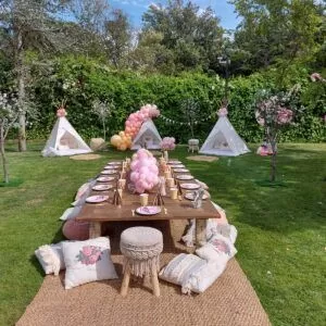 Mesa de madera imperial baja