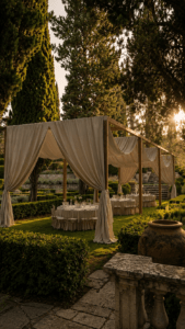 Alquilar Pergolas de madera para eventos decoracion boda