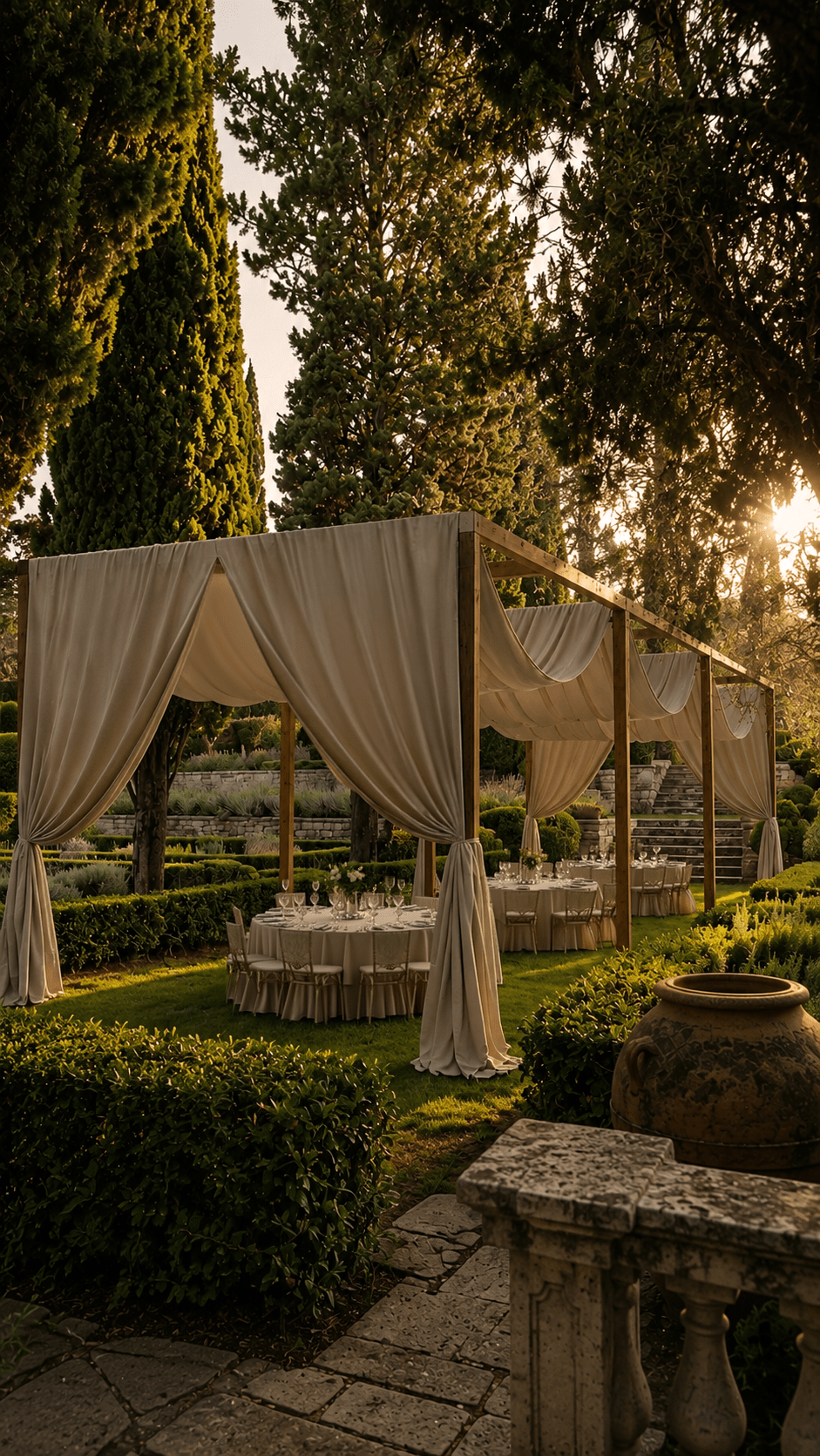 Alquilar Pergolas de madera para eventos decoracion boda