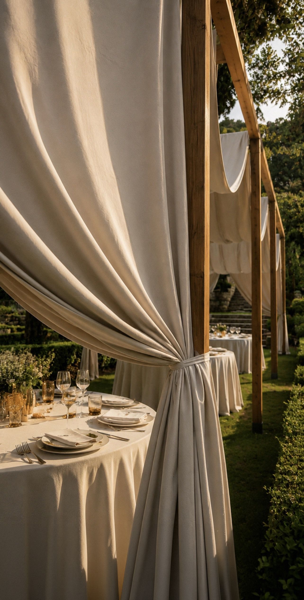 Alquilar Pergolas de madera para eventos decoracion boda